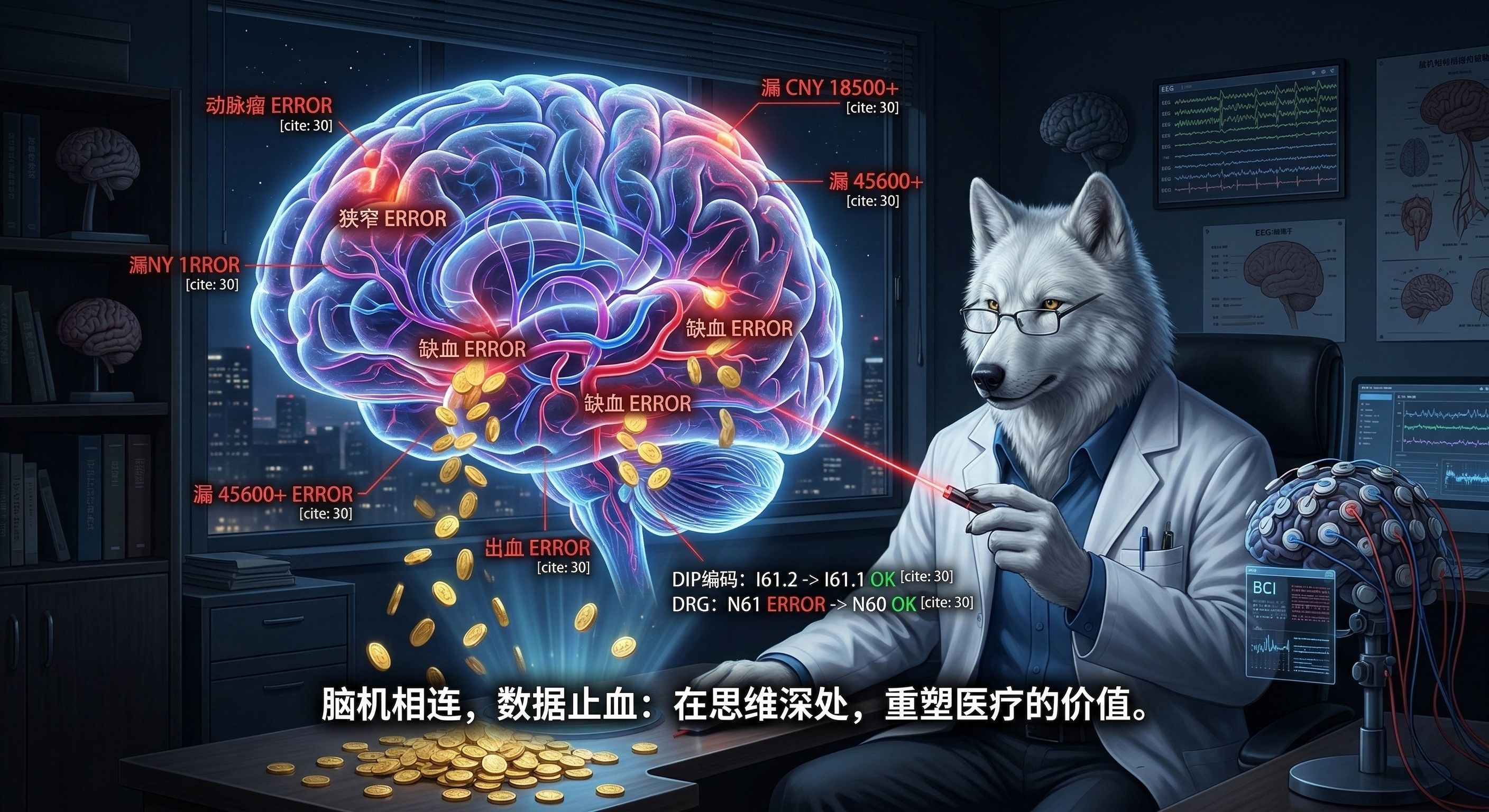 神经内科主任的深夜复盘：别让这50个首页错误，掏空了科室的DRG家底